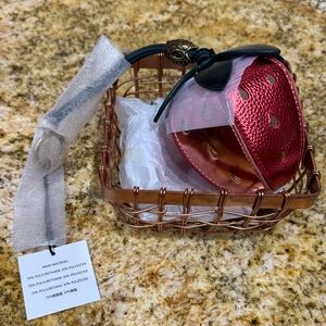 Kurt Geiger Red Strawberry Coin Purse